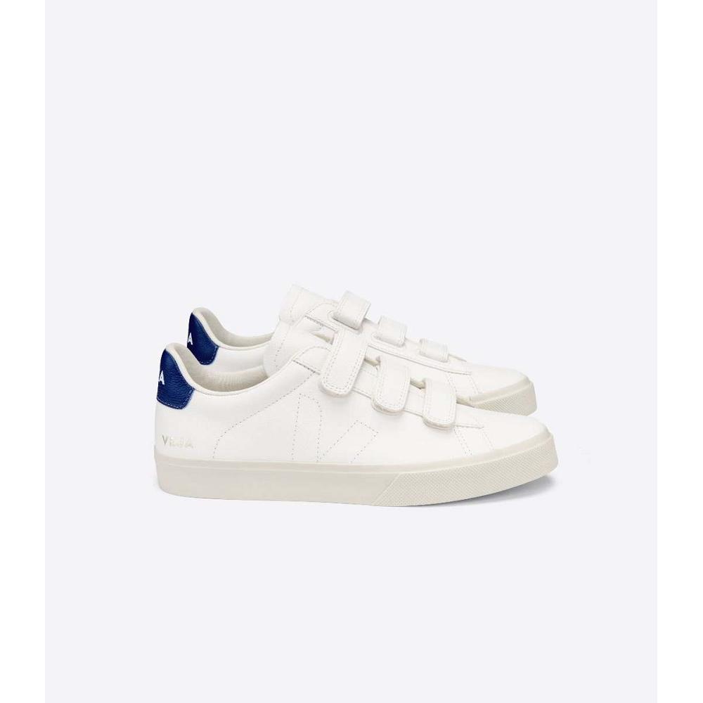 Veja RECIFE CHROMEFREE Schoenen Heren White/Blue | BE 200XYU